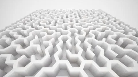 Maze H Stock Illustration