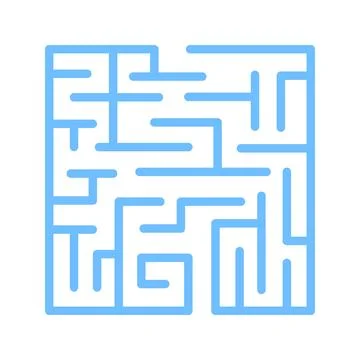 Maze icon vector image. Illustrazione stock