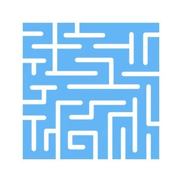 Maze icon vector image. Stock Illustration