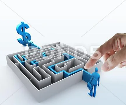 Maze Stock Illustration