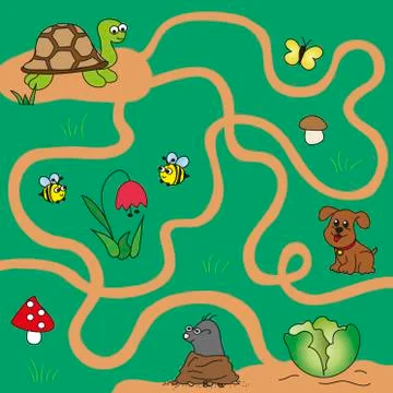 Maze Stock Illustration