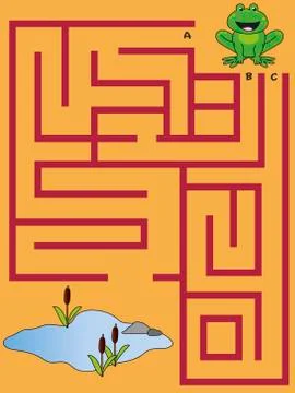 Maze Stock Illustration