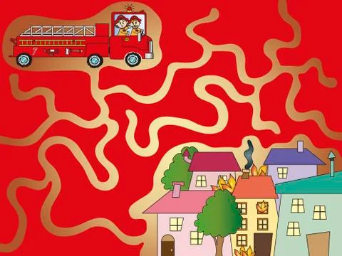 Maze Stock Illustration