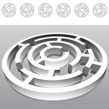 Maze Stock Illustration