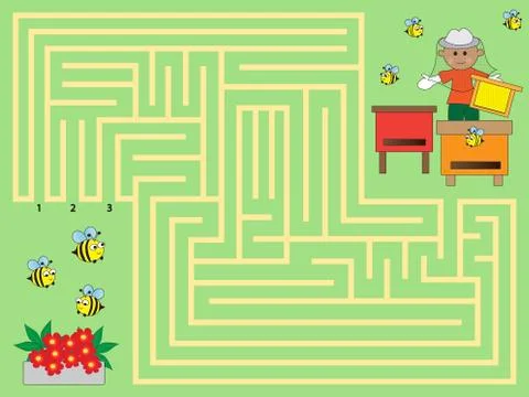 Maze Stock Illustration