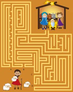 Maze Stock Illustration