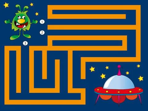 Maze Stock Illustration