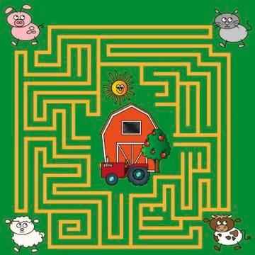 Maze Stock Illustration