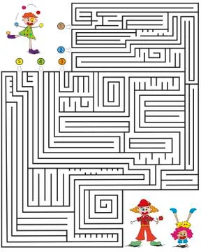 Maze Stock Illustration