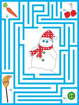 Maze Stock Illustration