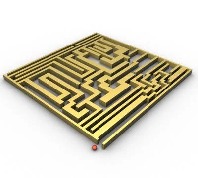 Maze Stock Illustration