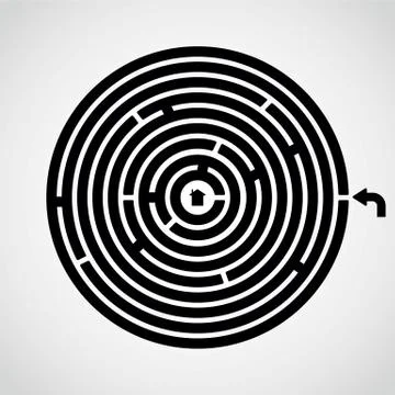 Maze. Stock Illustration