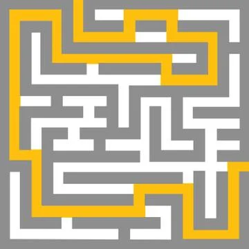 Maze Stock Illustration