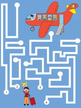 Maze Stock Illustration