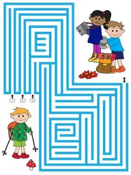 Maze Stock Illustration