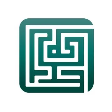 Maze illustration Stock Illustration