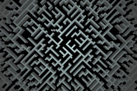 Maze/ labyrinth concept Stock Illustration