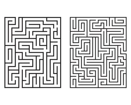 Maze / Labyrinth Stock Illustration
