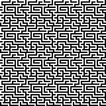 The maze, labyrinth pattern Stock Illustration