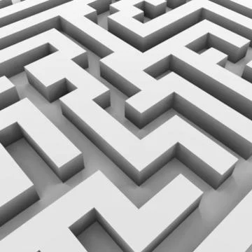 Maze (labyrinth). Vector illustration Illustrazione stock