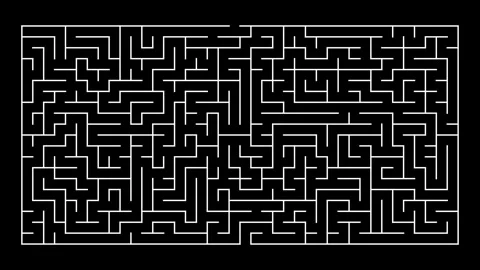 Maze multiple solutions quantum computing. Stock Footage 289651148