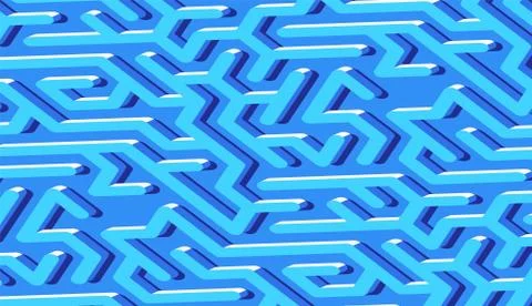 Maze pattern abstract background with colorful labyrinth for mobile lock scre Stock Illustration