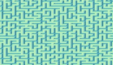 Maze pattern abstract background with colorful labyrinth for mobile lock scre Illustrazione stock