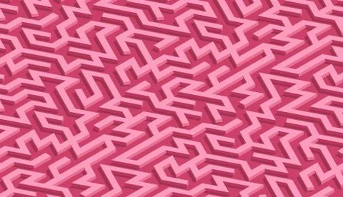 Maze pattern abstract background with colorful labyrinth for mobile lock scre Stock Illustration