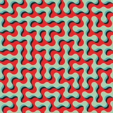 Maze. Seamless pattern. Vector illustration. Maze. Seamless pattern. Vecto... Foto stock