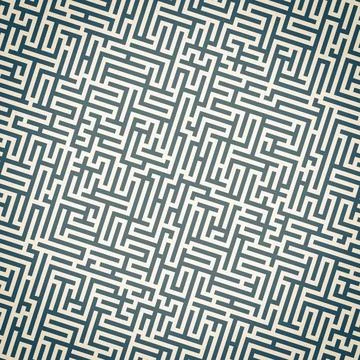 Maze. Striped geomitrical background. Stock-Illustration