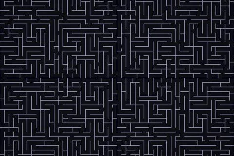 Maze. Striped geomitrical background. Stock Illustration