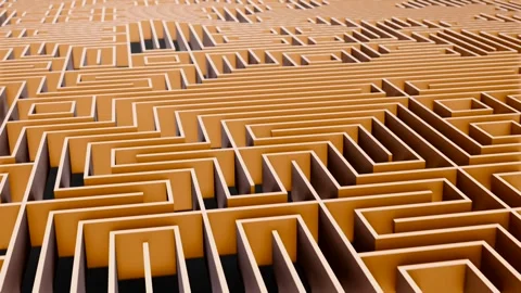 Maze structure. Vídeo Stock 278401648