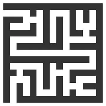 Maze Vector Icon Illustrazione stock
