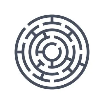 Maze vector illustration Stock Illustration