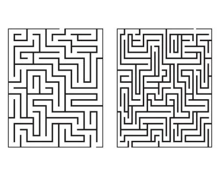 Maze, vector illustration Stock Illustration