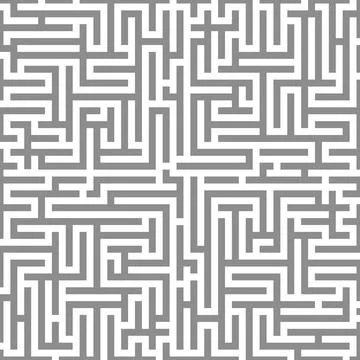 Maze.Striped geomitrical background. Illustrazione stock