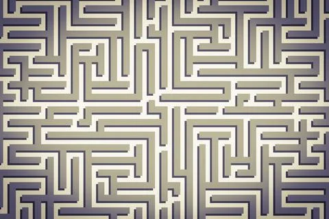 Maze.Striped geomitrical background. Ilustração Stock