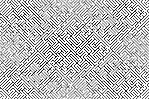 Maze.Striped geomitrical background. Ilustração Stock
