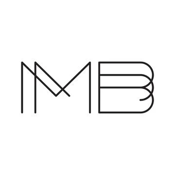 Mb initial letter vector logo icon Stock Illustration