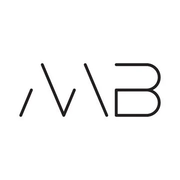 Mb initial letter vector logo icon Stock-Illustration