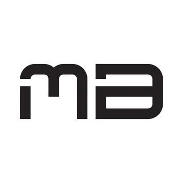 Mb initial letter vector logo Stock-Illustration
