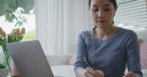 MBA college study online webinar platform for reskill upskill employee Stock Footage 165767422