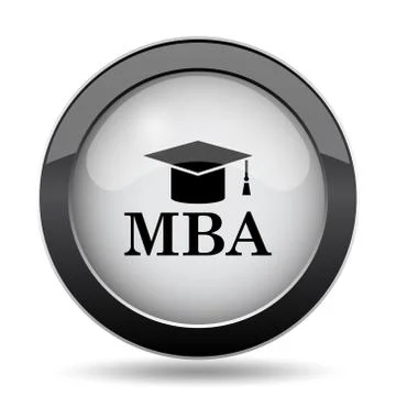 MBA icon. Internet button on white background.. イラスト素材