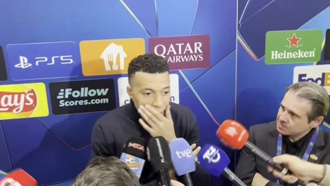 Mbappé asks UEFA to ban Prestianni from playing in Champions League, PORTUGAL, P Stock Footage 329144306