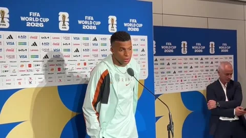 Mbappé: "I don't focus on what Messi does", US, US - 23 Jun 2026 Stock Footage 337639199