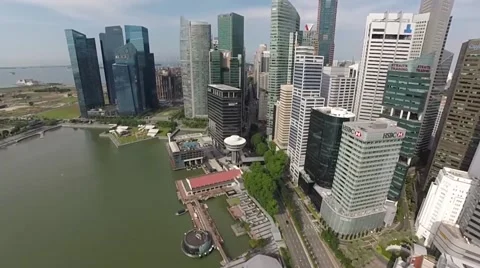 MBFC version one, top view of the city 스톡 동영상 50521862