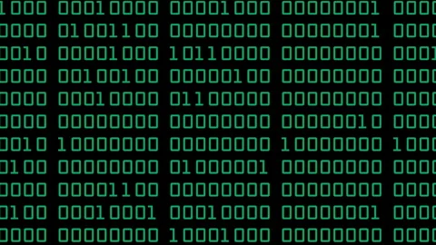 MBG DIgital Binary Background Stock Footage 306210724