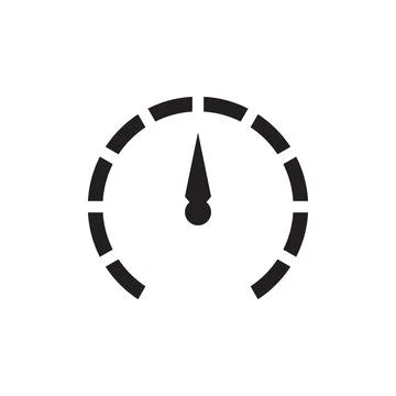 Mbps speedometer icon vector Stock Illustration