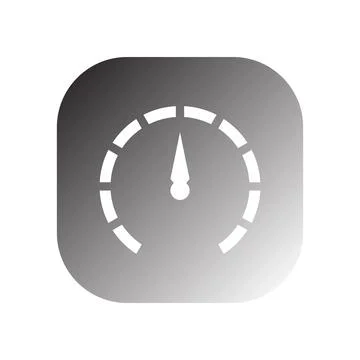 Mbps speedometer icon vector Illustrazione stock