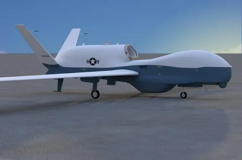 3D Model: MC-4Q TRITON Unmanned Drone #96465755 | Pond5